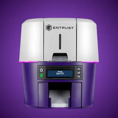 מדפסת כרטיסים דגם SIGMA DS1 Card Printer מתוצרת Entrust