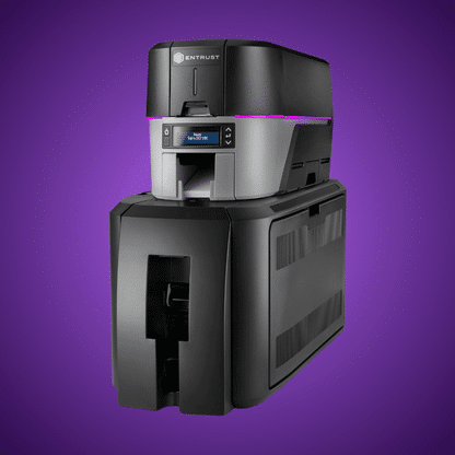מדפסת כרטיסים דגם SIGMA DS3 Card Printer מתוצרת Entrust עם יחידת למינציה