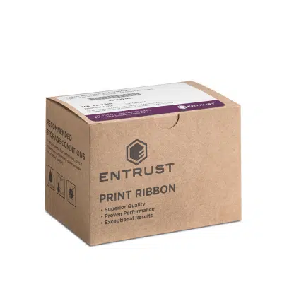 סרט הדפסה למדפסת כרטיסים מתוצרת Entrust