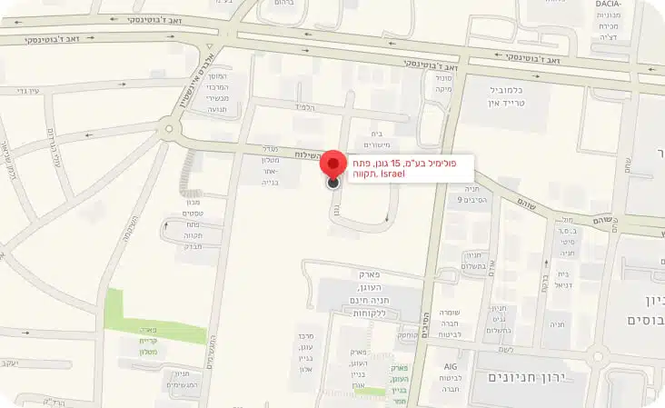 מפה משרדי פולימיל
