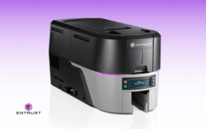 Entrust SIGMA DS3 card printer with magnetic stripe encoder